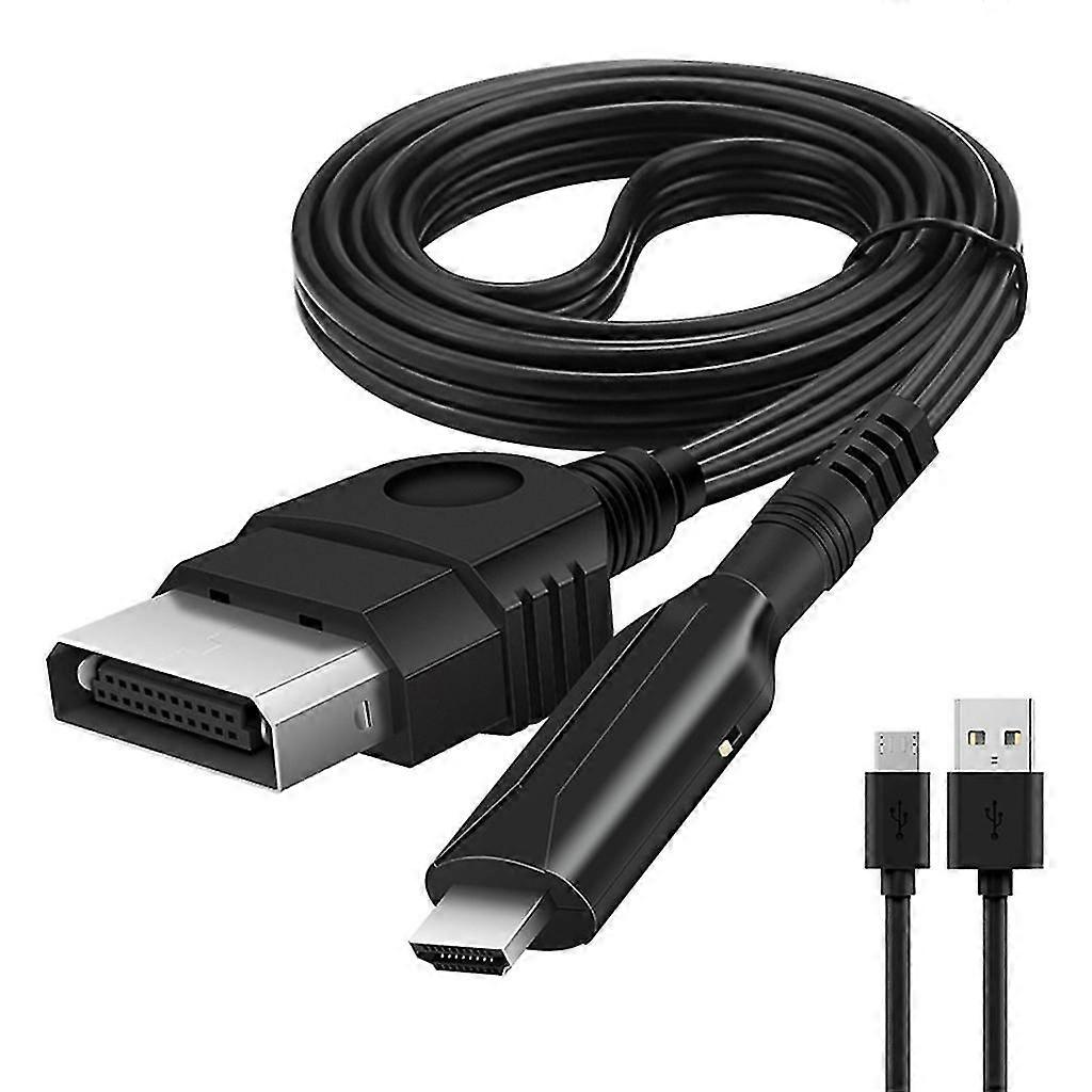Xbox to HDMI-compatible Video o Converter Adapter with High Definition Link Cable