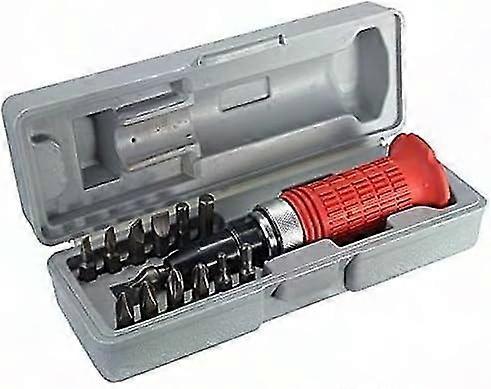 14pcs Heavy Duty Impact Screwdriver Bit Set with Case - Durable Socket Driver Kit