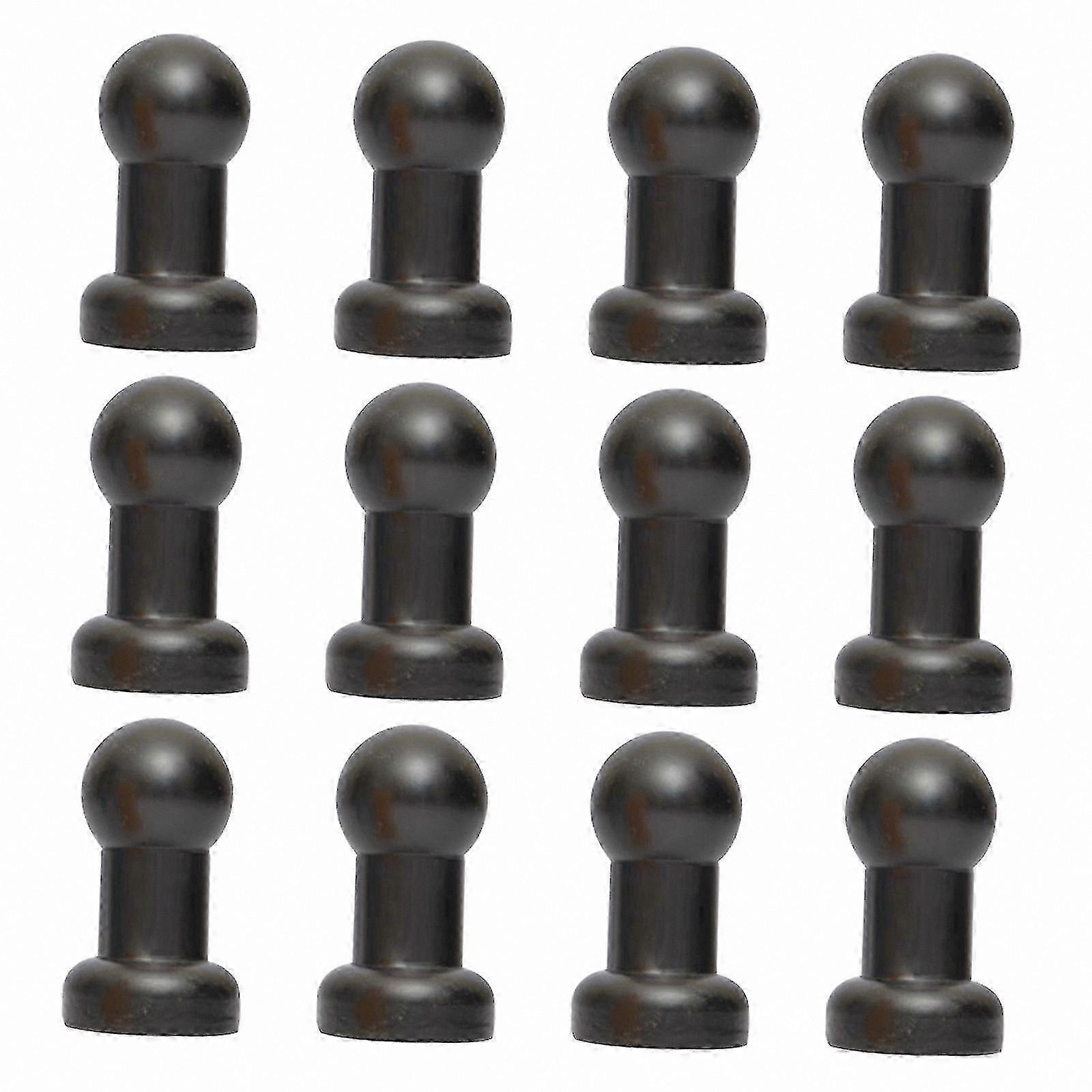 12-Pack Trampoline Pole End Caps for Enclosure Frame Protection - Durable & Secure Fit