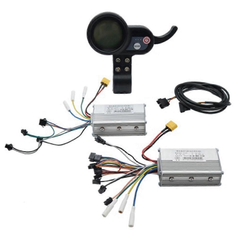 Elektrisk scooter Dual Drive Controller JP 48V 52V 60V 25A 50A børsteløs kontroller AB Front Rear Drive Controller Kit,3