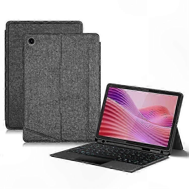 Leather Case with Backlit Keyboard and Trackpad for 10.1 Inch Tablets