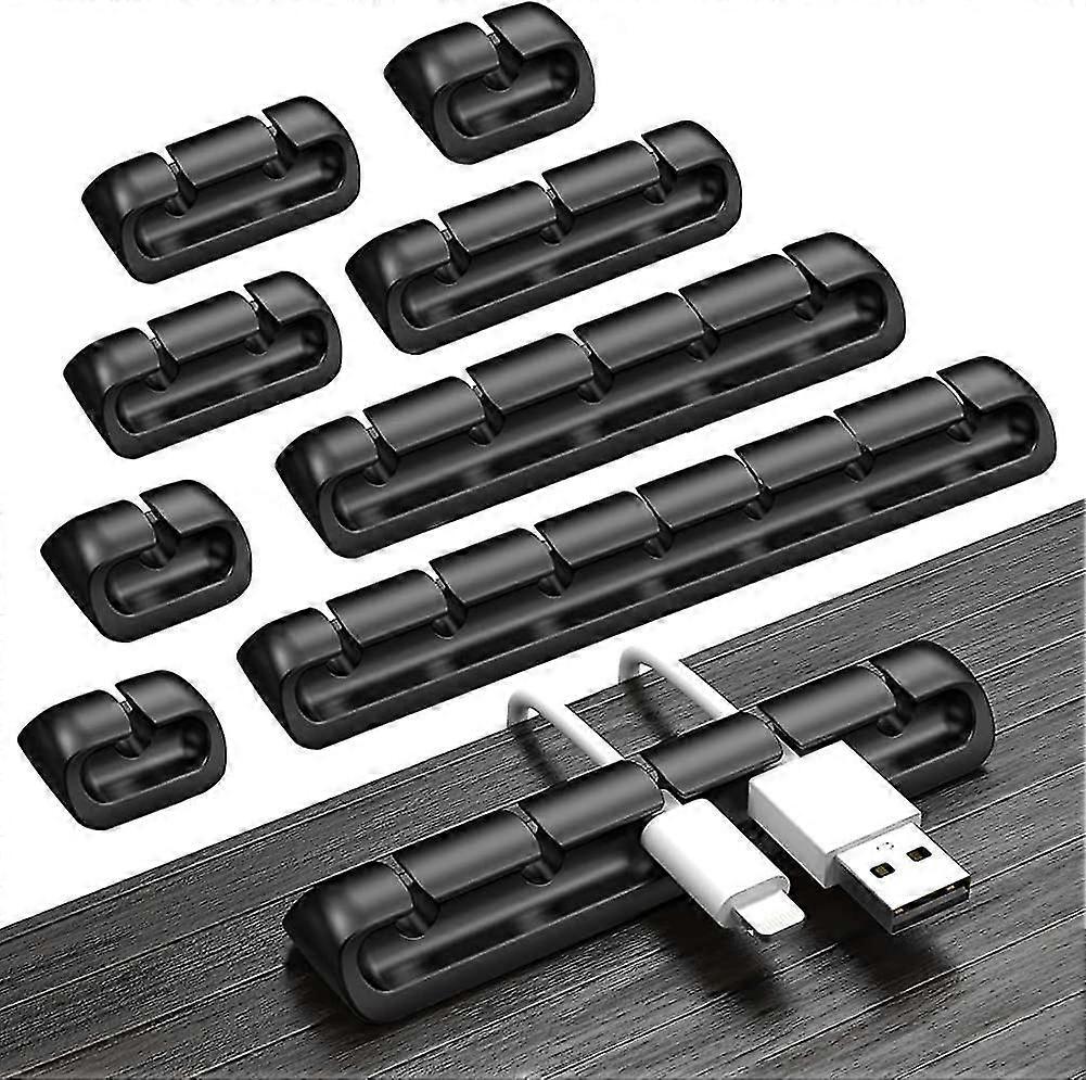 8 Pieces Cable Clips - Self-adhesive Cable Holder