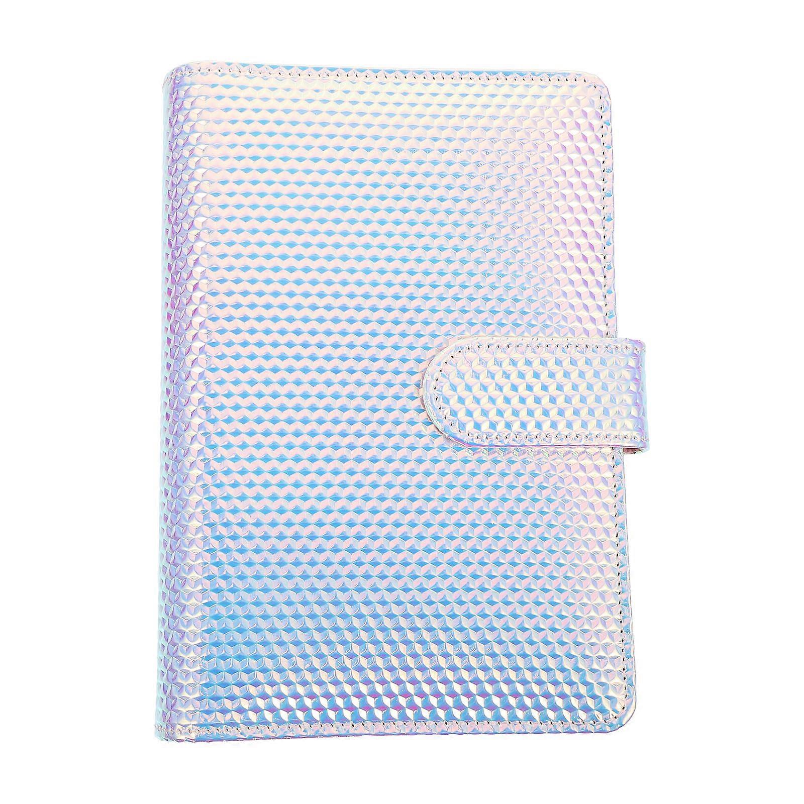 Notebook Protective Cover Magnetic Snap for Loose-Leaf Notebook Assorted Color Faux Protective 1Pack