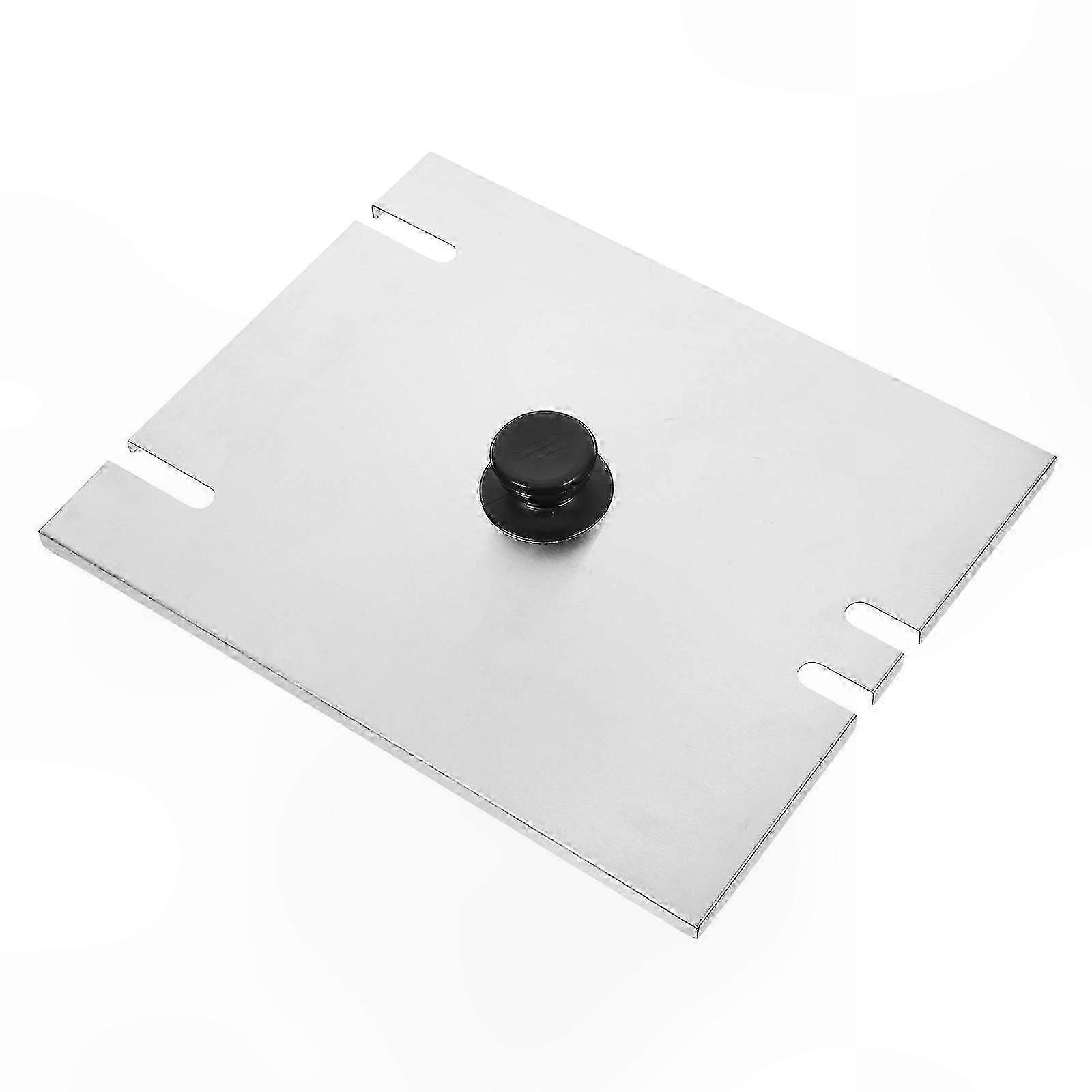 Non-Stick Coated Electric Fryer Lid with Slag Screen Design for Home Kitchen Use, 1 Set