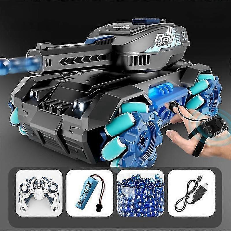 4DRC Y1 Gesture-Controlled RC Tank with Water Bomb Feature and Stunt Capabilities for All Ages