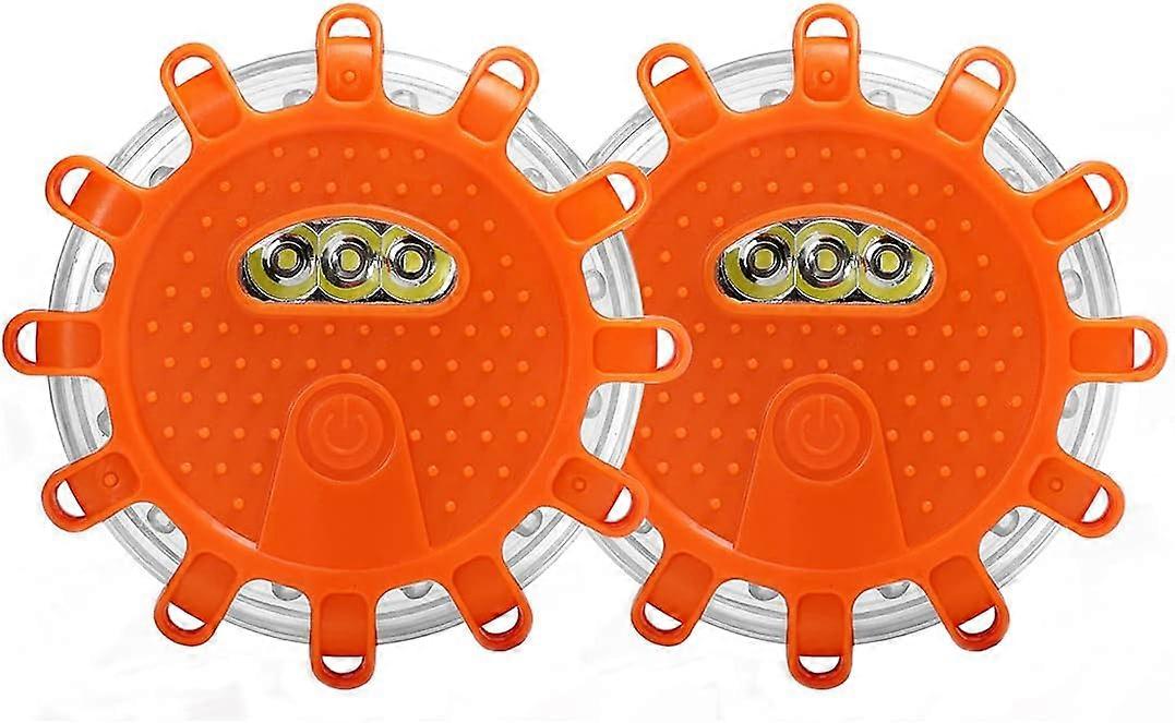 LED Beacon—Magnetic Emergency Signal Lights, Emergency Light for Cars, LED Road Warning Lights Flashing, 9 Flashing Modes, Breakdown Indicator, Emer