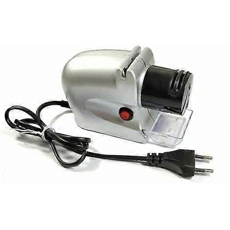 Electric knife sharpener, kitchen knife sharpener, non-slip base for knives and scissors, screwdrivers