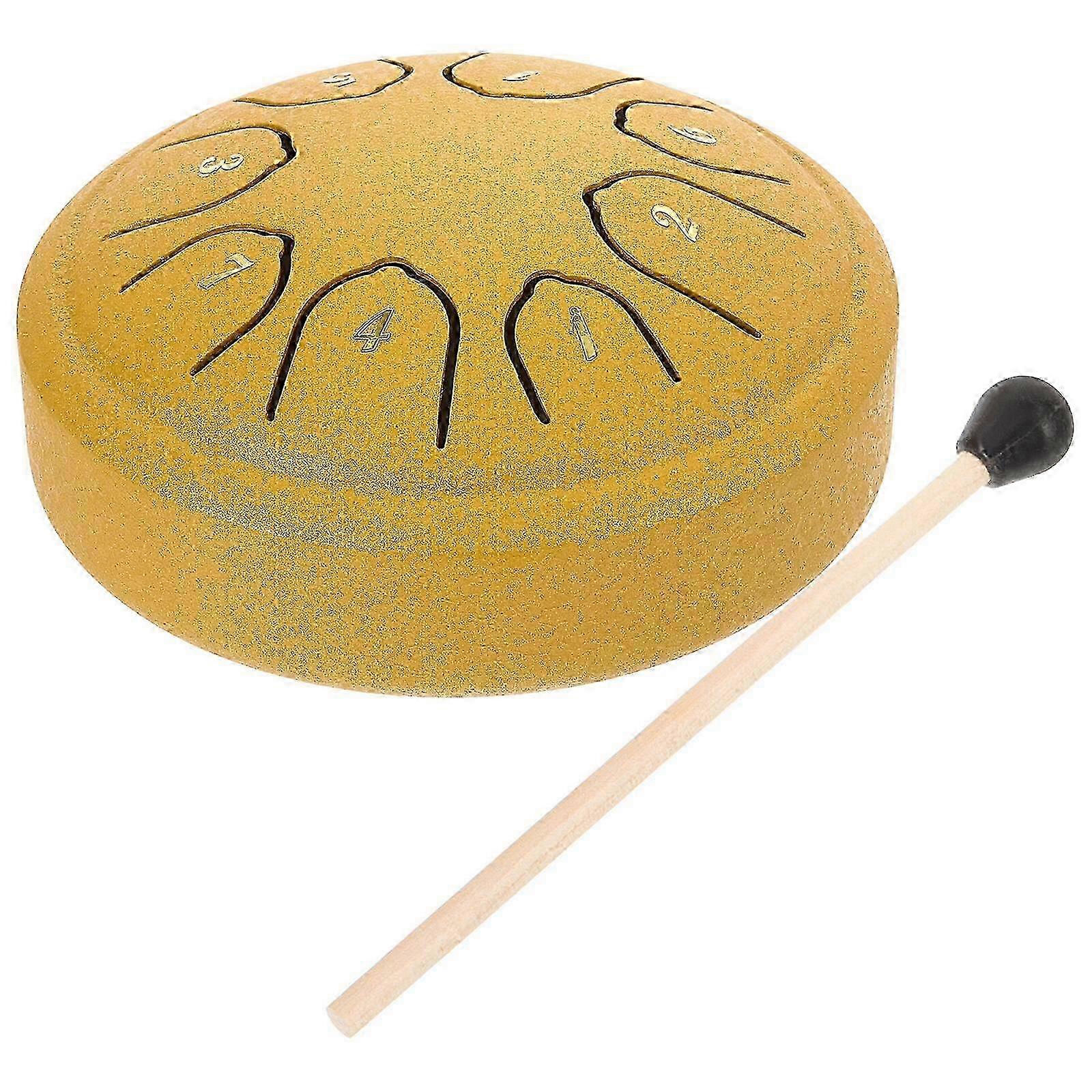 Steel Tongue Drum Set with Drumsticks - Handheld Percussion Instrument for Music Lovers & Beginners