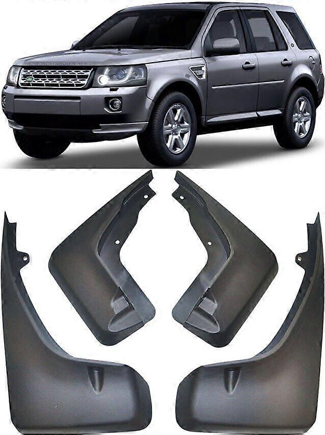 Fantastic New Set Molded Splash Guards Mud Flaps For 2007-2015 Land Rover Freelander 2