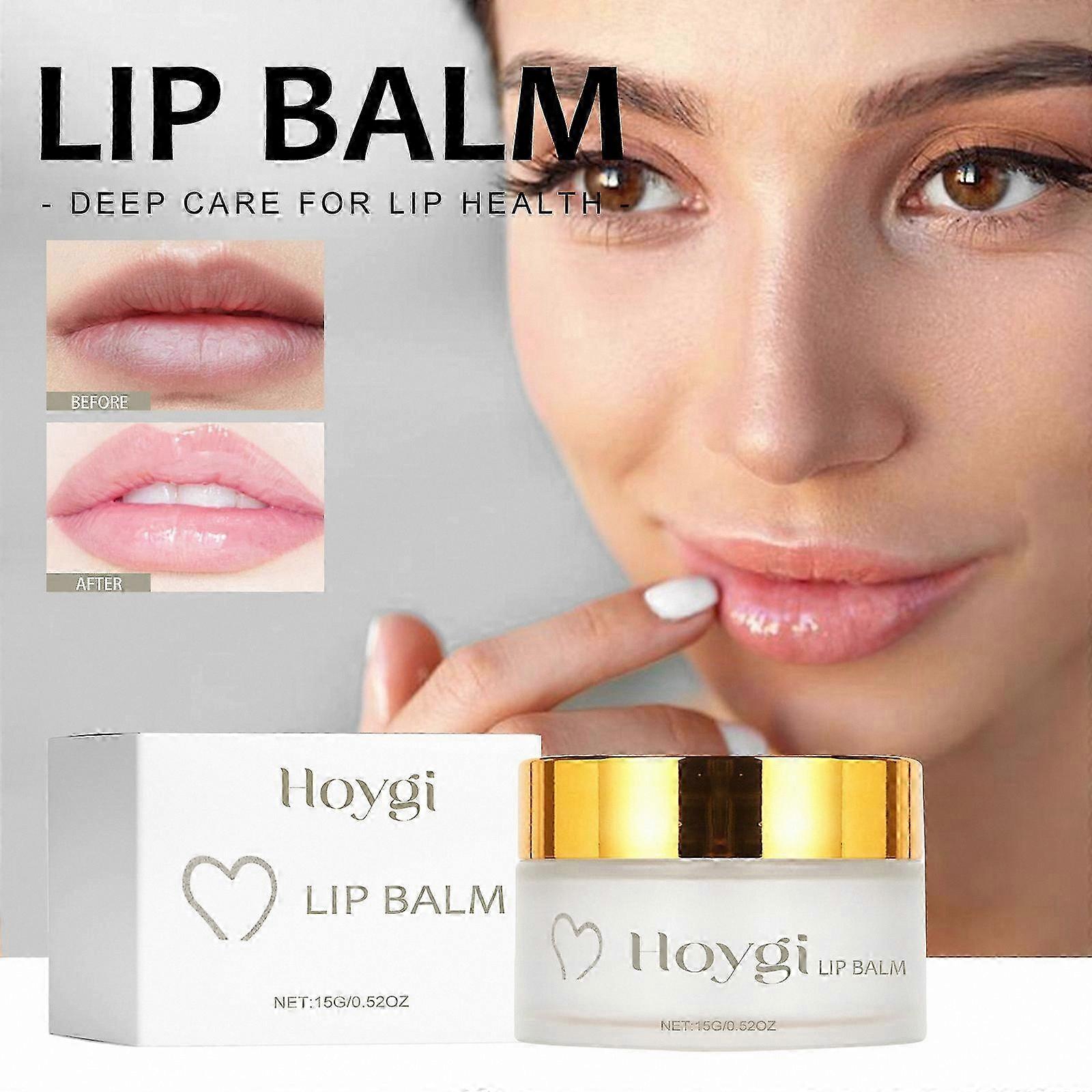 Hydrating Lip Balm with Natural Vegan Ingredients for Dry Lips, 15g