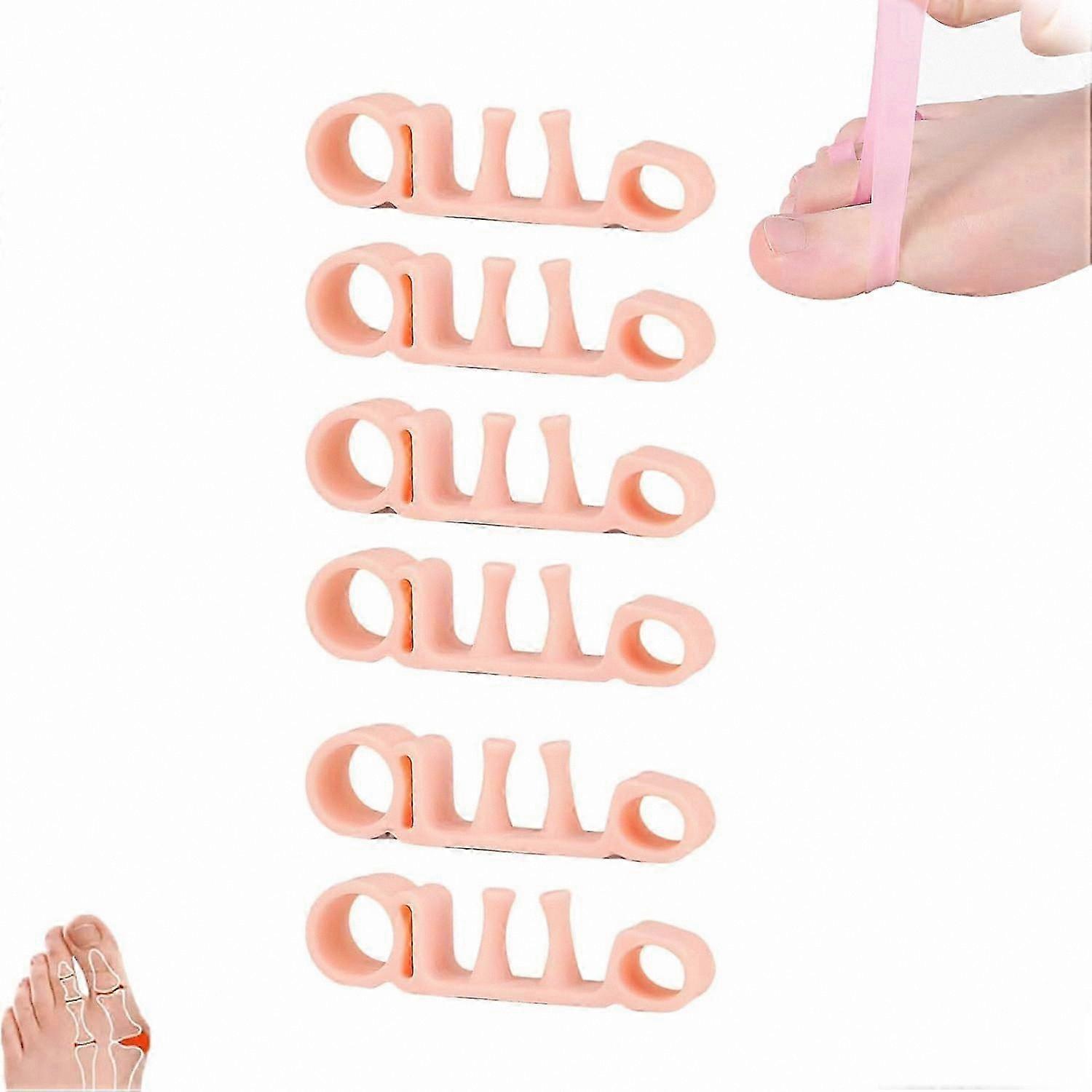 3 Pairs Toe Alignment Kit with Gel Correctors, Bunion Relief Cushions, Posture Support for Feet and Toes Separator Rings