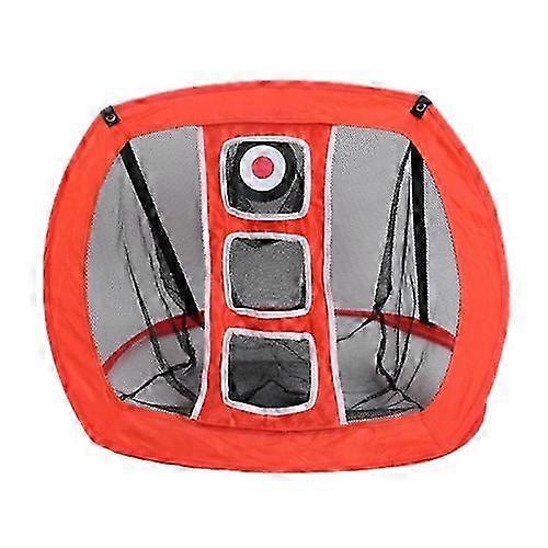 Indoor Golf Practice Net Square Cut Rod Folding Set Net