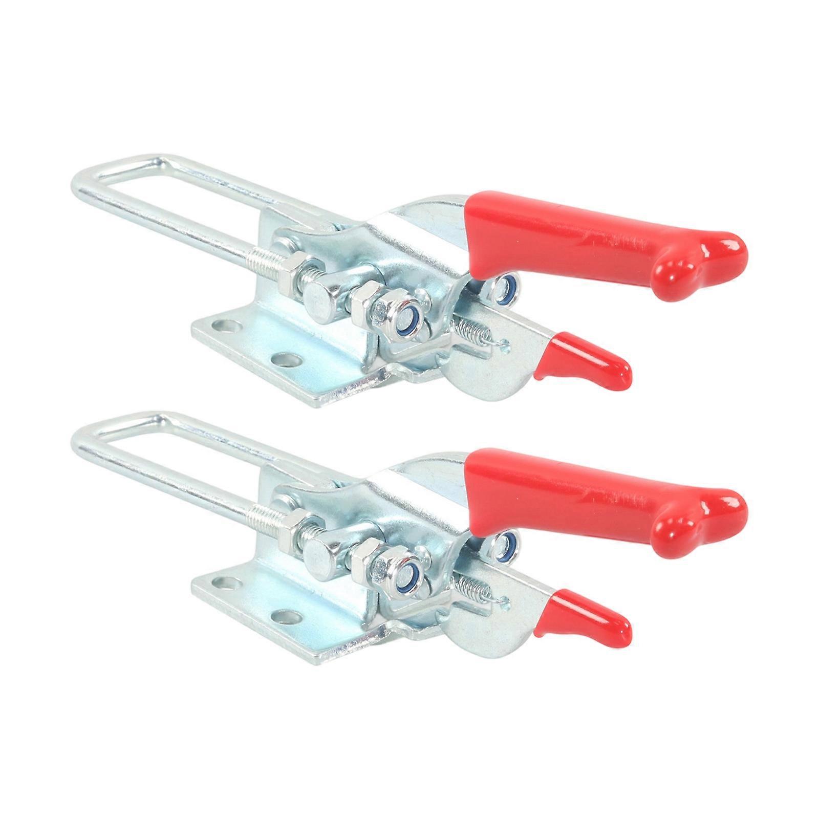 Strong Adjustable Fastener Double Bolt Security Auto Locking U Hook Fastener Easy to Use for Automotive Tool Storage Multicolor