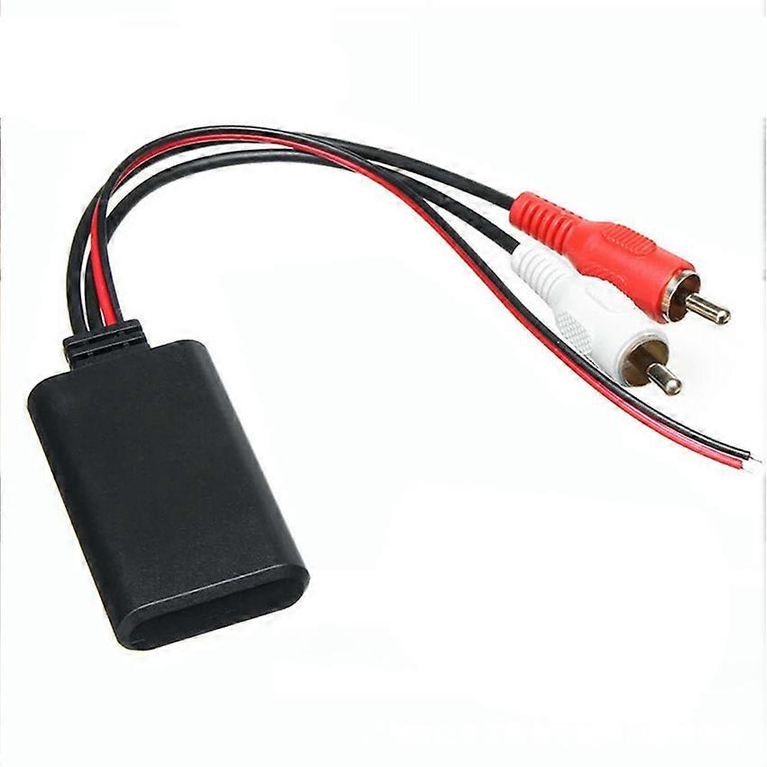 Car Bluetooth Music Cable 2RCA Male Plug Bluetooth RCA Audio Cable AUX Audio Cable