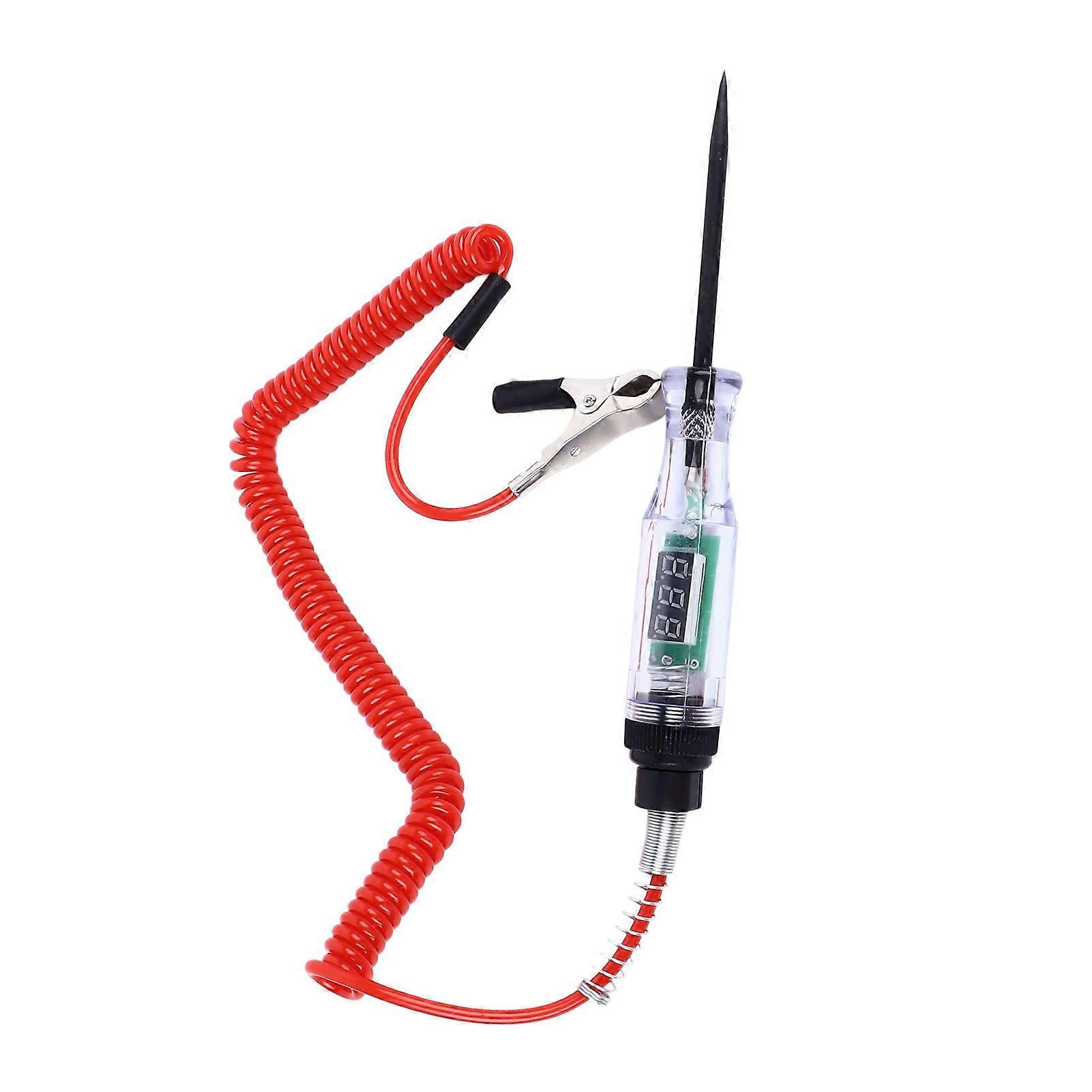 Automotive Circuit Tester LED Digital Voltage Power Test Pen Metal
