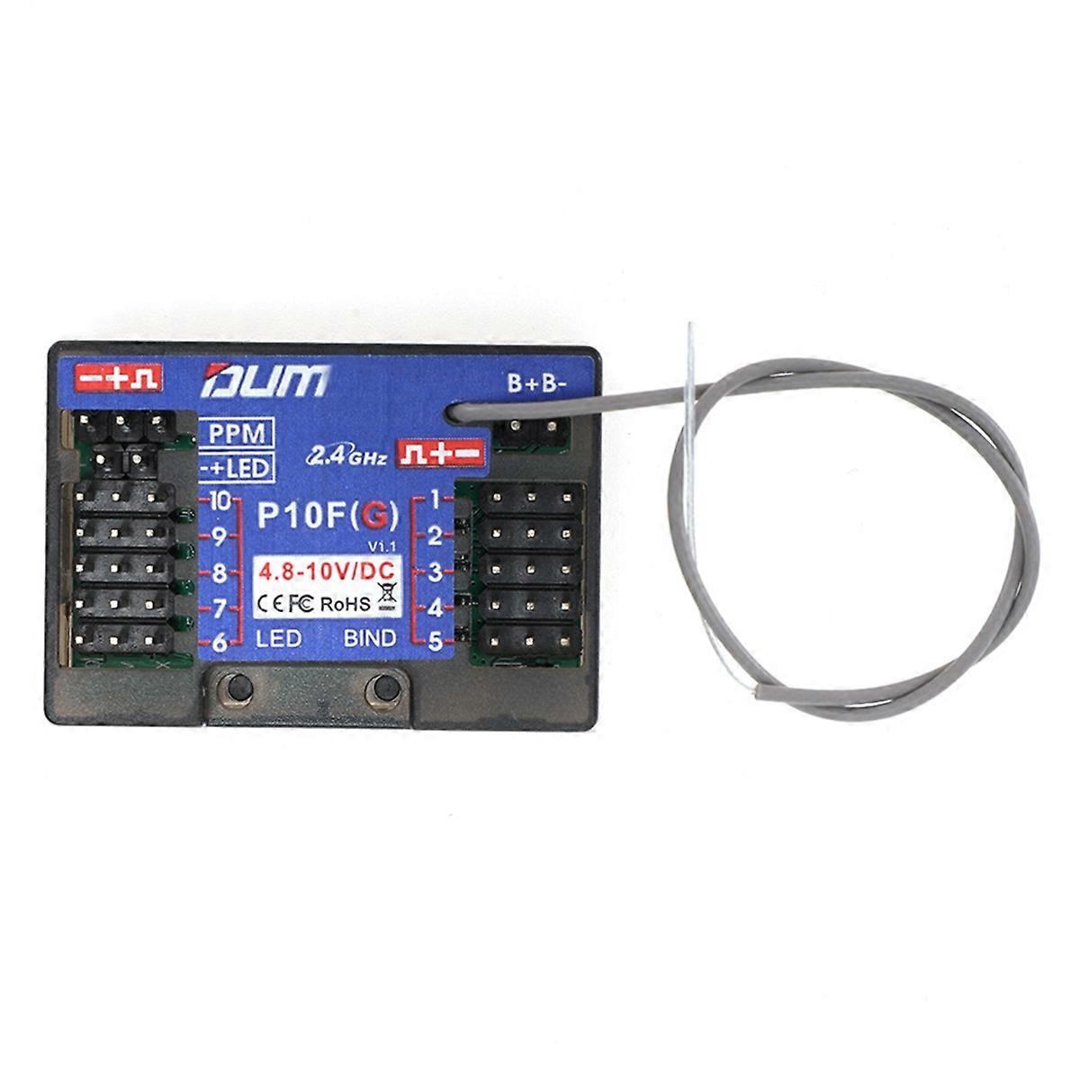 P10F 10CH Mini Receiver Without Gyroscope for RC Car Boat