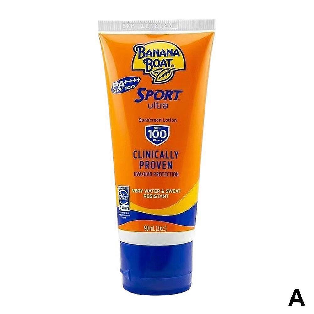 Banana Boat Sunscreen Lotion SPF 100 - Waterproof, Sweat-Proof, for Men & Women