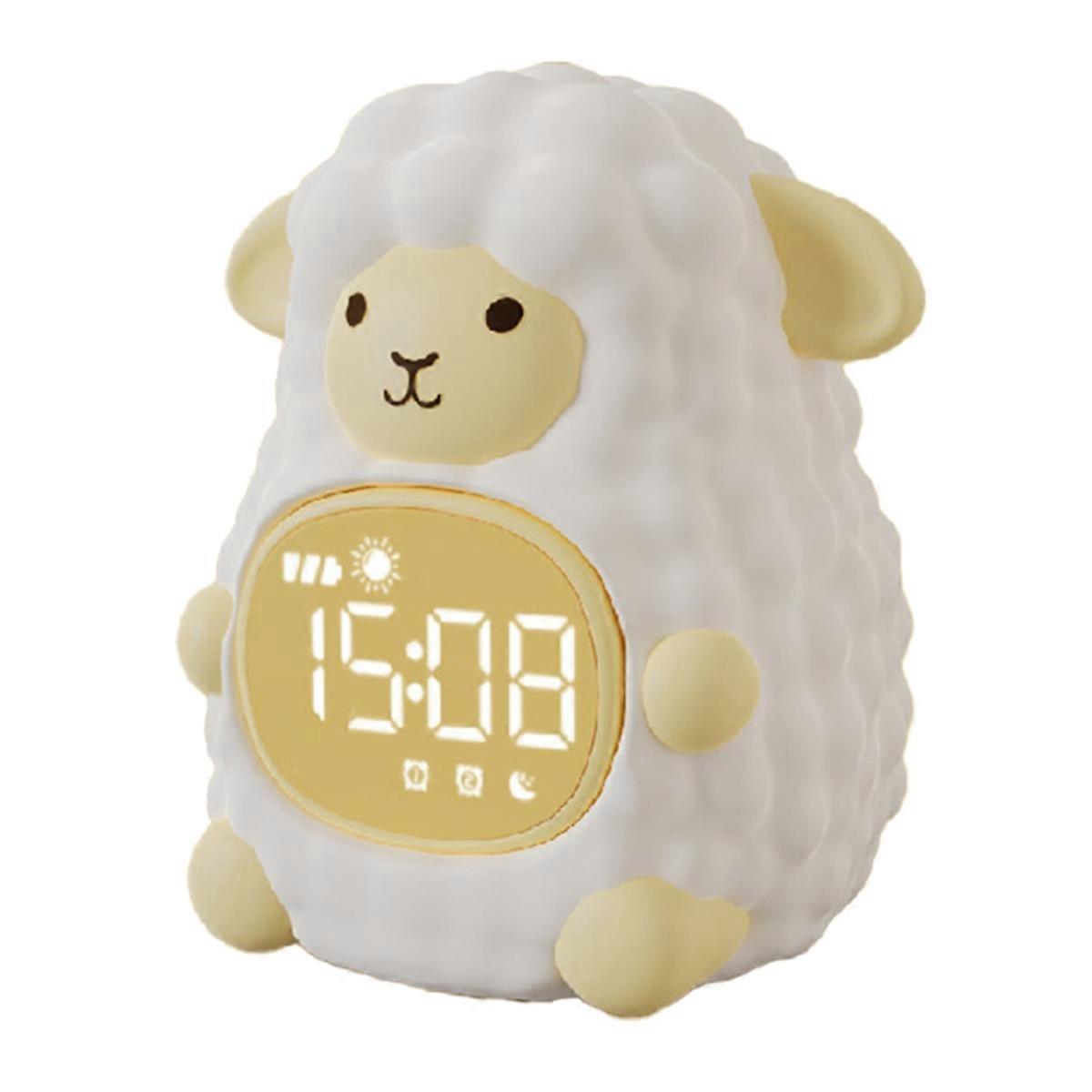Cartoon Animal LED Alarm Clock Light Smart Alarm Clock Sheep