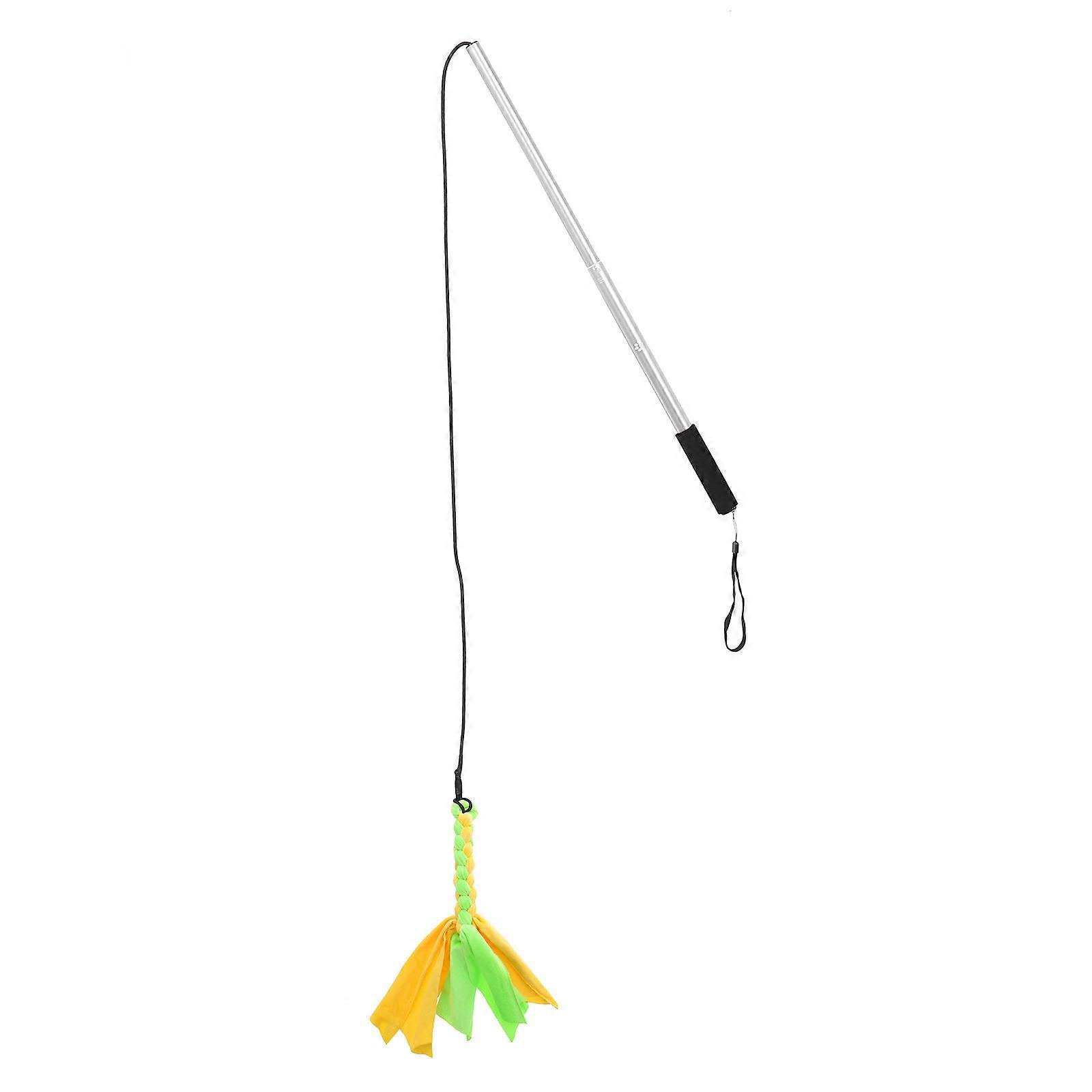 Retractable Dog Teaser Stick 1 Set Interactive Training Pole Toys