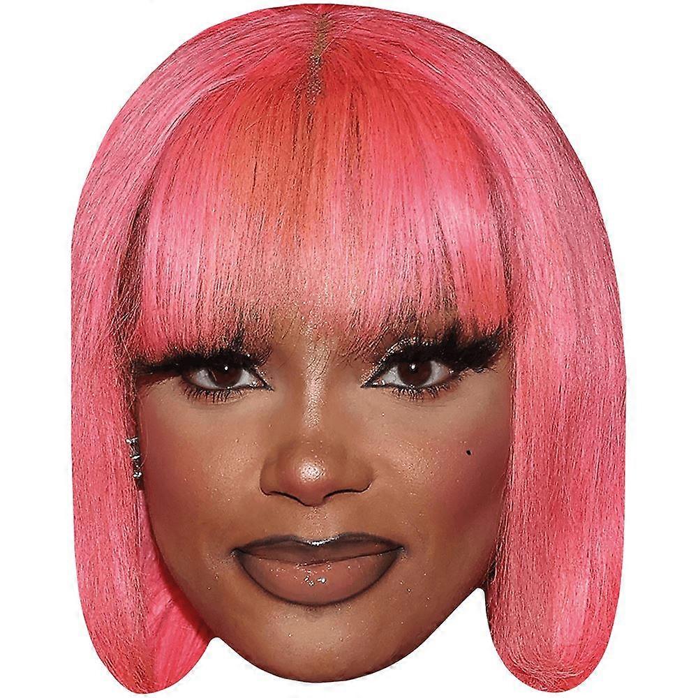Lebra Jolie (Pink) Celebrity Mask, Flat Card Face