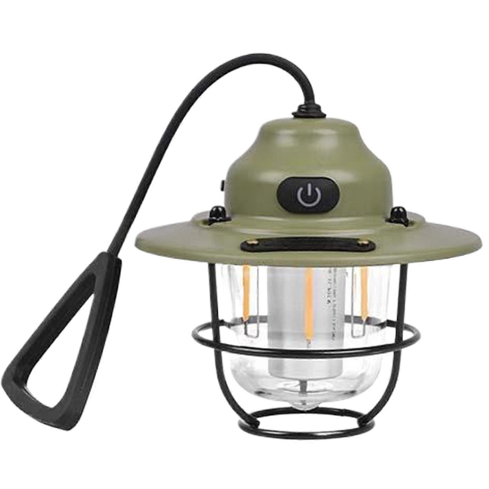 LED Camping Lantern - 4 Light Modes, Rechargeable, Hanging Lantern, Waterproof Emergency Light For Camping, Hiking