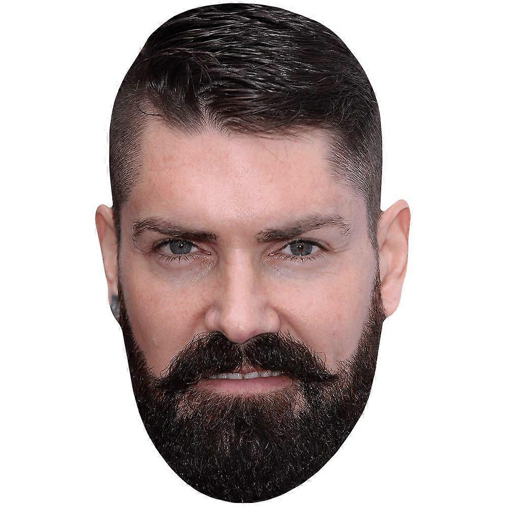 Shane Lynch (Beard) Celebrity Mask, Flat Card Face
