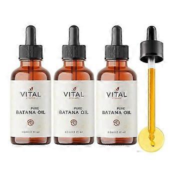 1-3X Vital Strands Luomu Batana-öljy hiusten kasvuun kaikille hiustyypeille 60ml