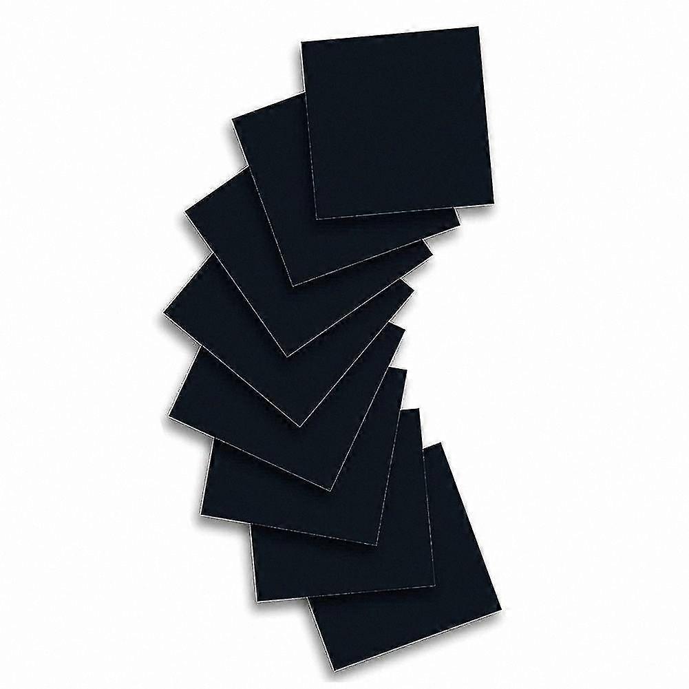 Sublimation Paper Sheets for Mug Press, 8-Pack Black Transfer Sheets for Crafting and Heat Press Projects