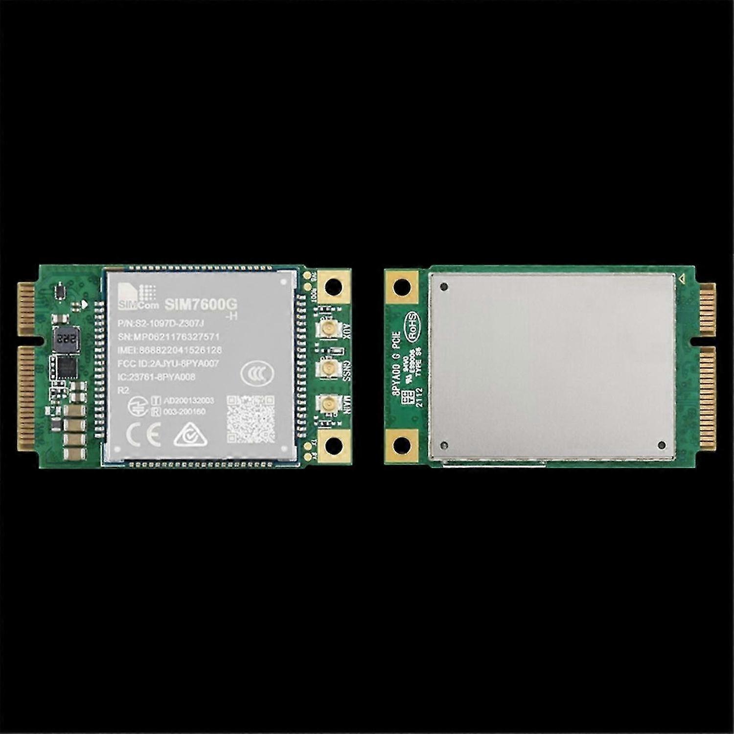 CM4 Expansion Module+SIM7600G 4G Module Full Kit 5G/4G Expansion Board M.2/Mini-PCIe for EU Plug