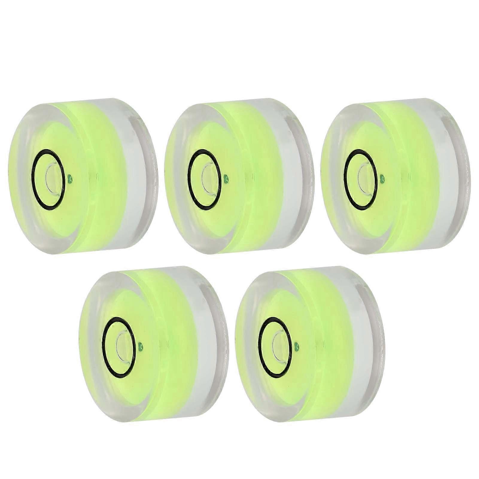 5pcs Mini Round Level Bubble 15mm Diameter for Balance Scale
