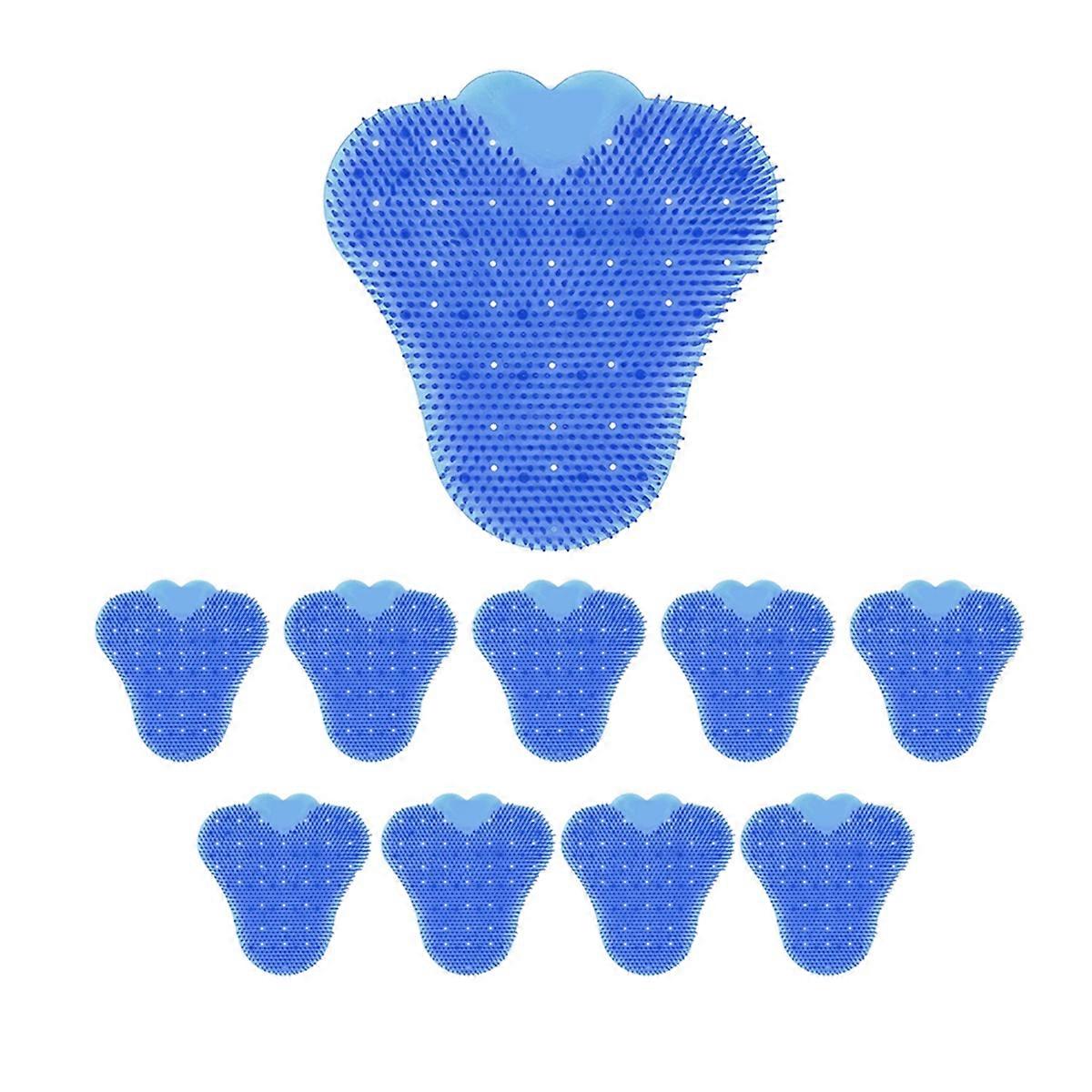 Anti-Splash Deodorizer Urinal Screen Mats Long Bristle Splash Reducing Urinal Cake Lasting Odor Freshener 10pcs