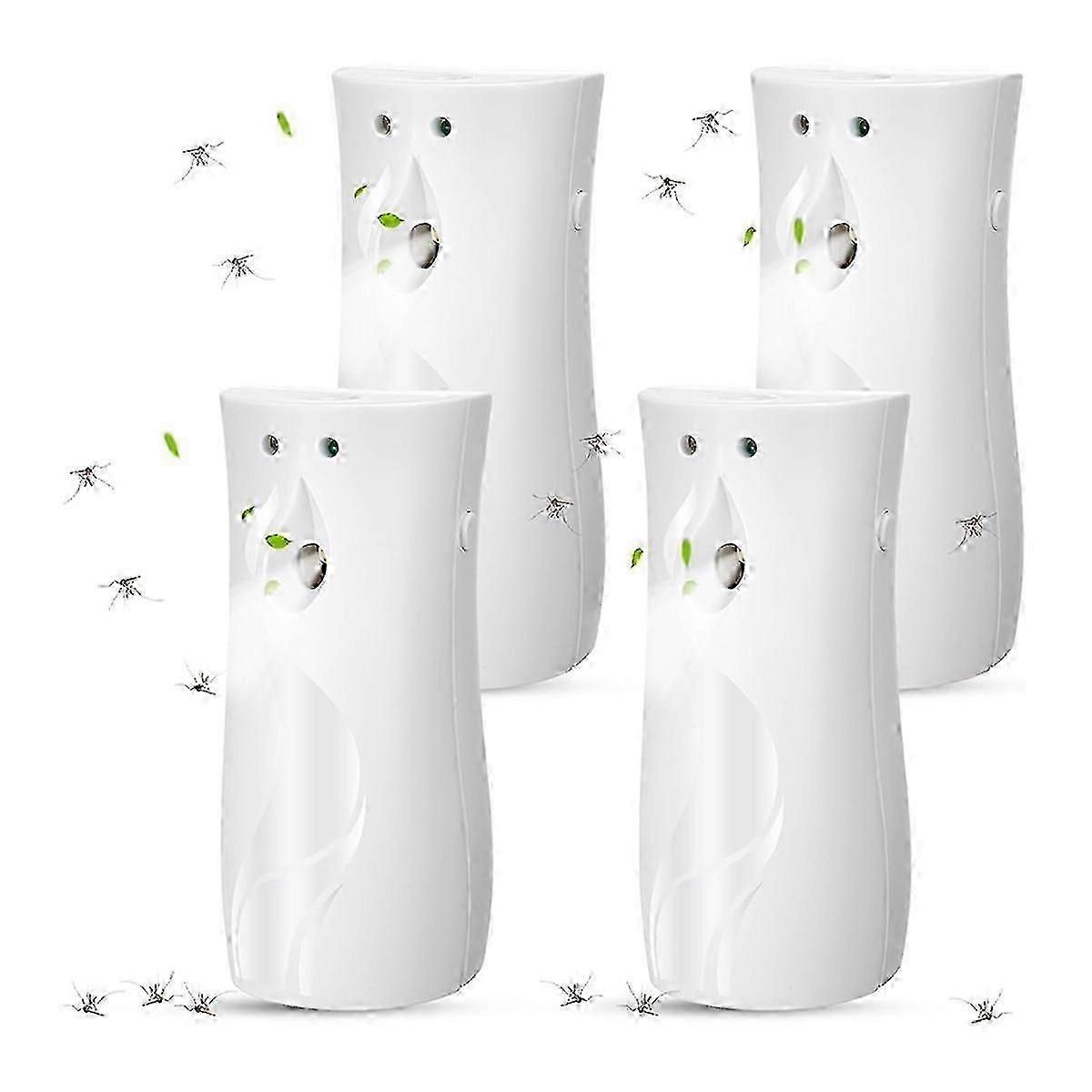 Automatic Fly Spray Dispenser, 4 Pack, Compatible with Multiple Refills, for Barn, Farm, Stable