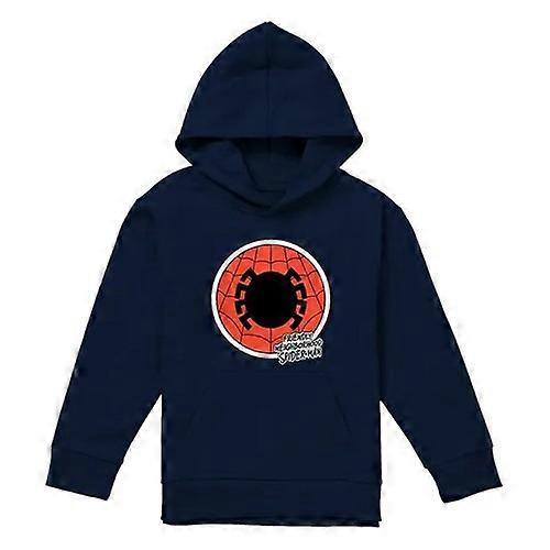 Spider-Man Childrens/Kids Friendly Neighborhood Badge Pull Over Hoodie