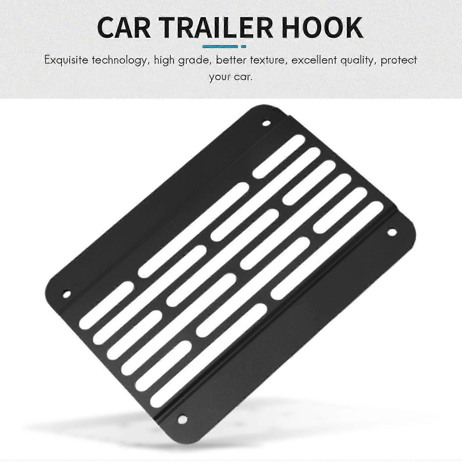 Bumper Tow Hook License Plate Frame Holder Relocator Mounting Bracket For 2015-Up Fr-S 2013-Up