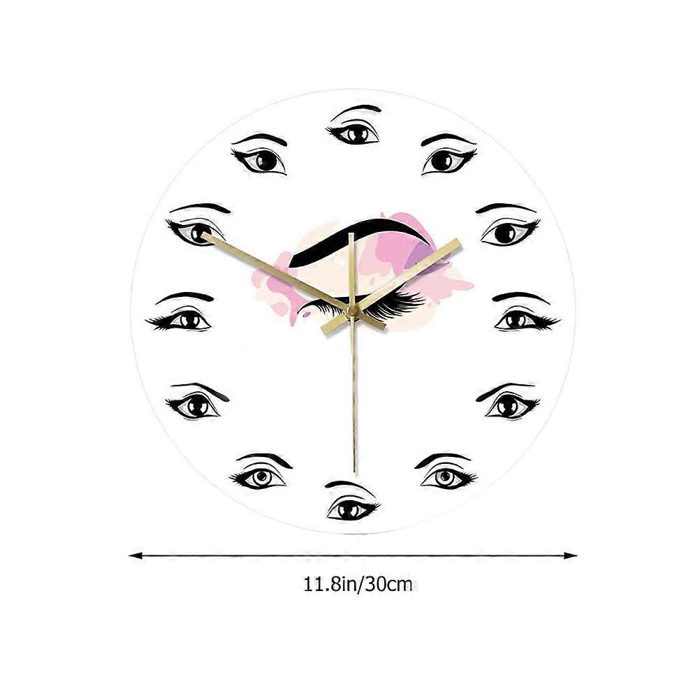 Decor Wall Clock for Beauty Salon Decoration 4Pcs Creative Set