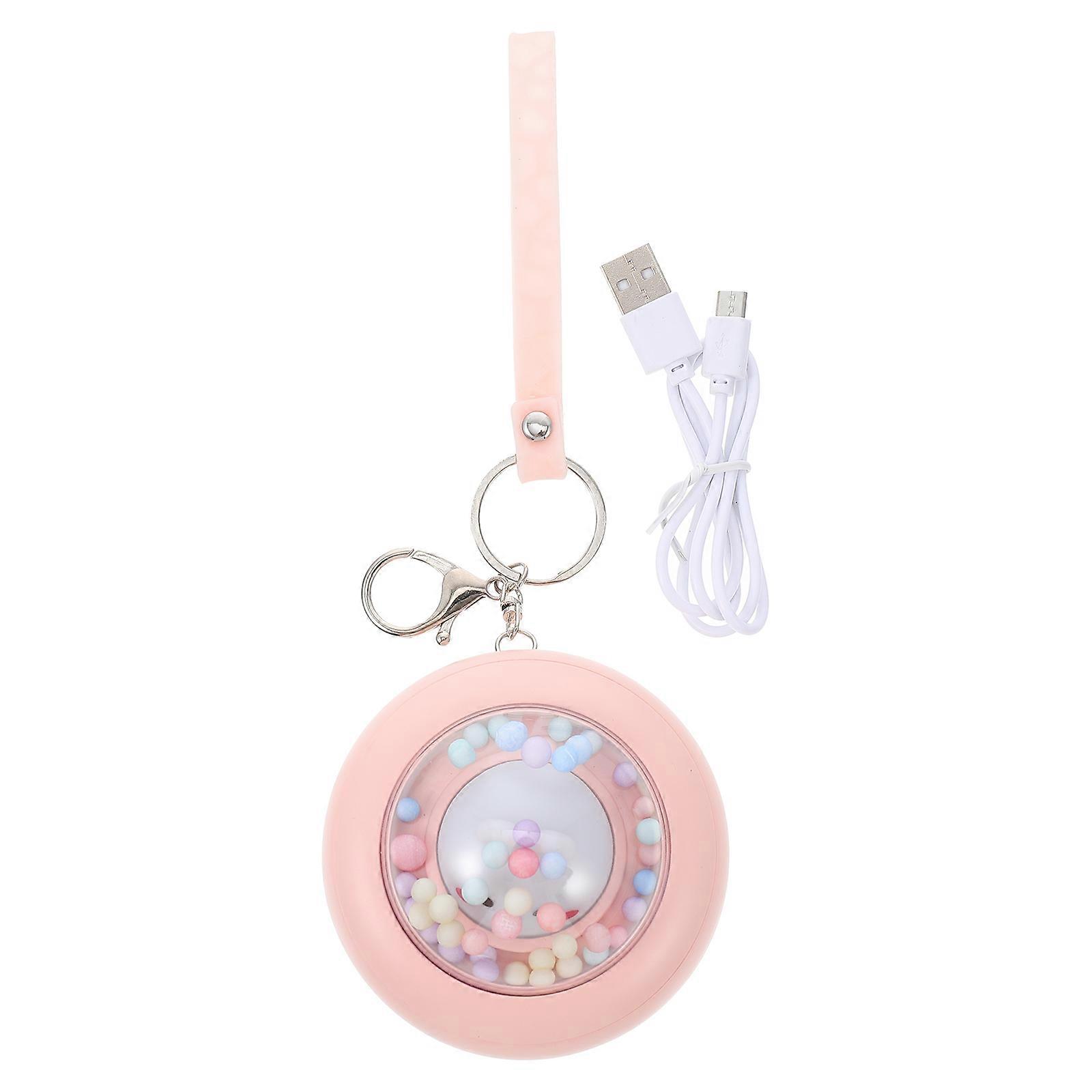 Rechargeable Hand Warmer Hand Warmers for Office 1Set Portable Pink Plastic