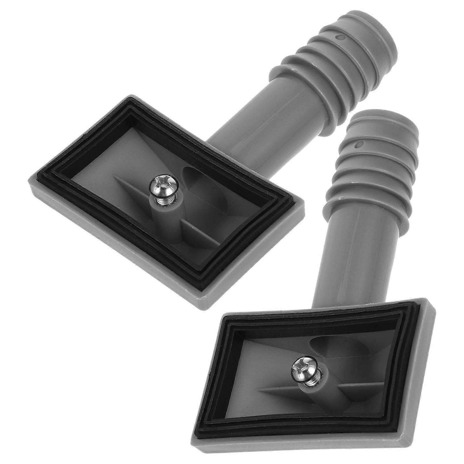 Leakproof Overflow Pipe Kit Kitchen Sink Home Decor Square Pp Installation 2Pcs