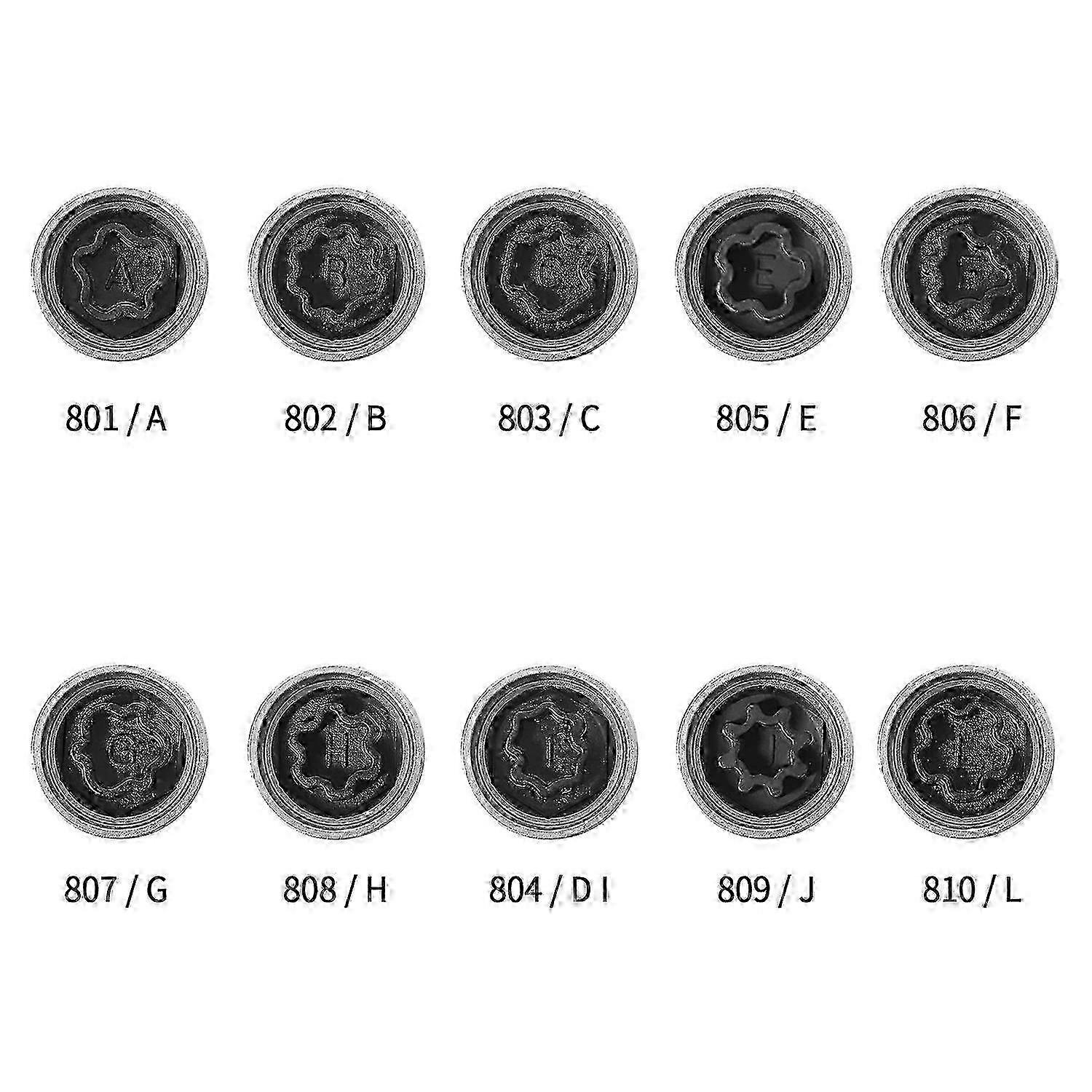 Anti-theft Screw Socket Wrench Tool Security Master Locking Wheel Nut Key 808 / H 17mm Socket Replac