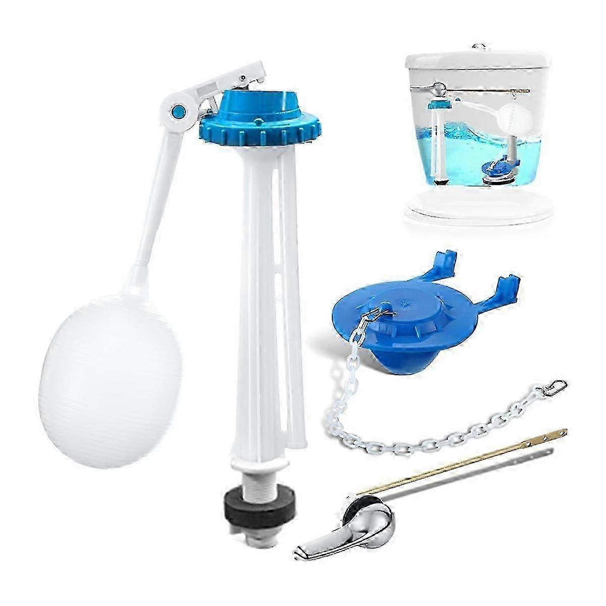 Toilet Tank Replacement Kit, Toilet Float Valve Replacement Kit 2 Inch Toilet Flapper, Front Mount-JC