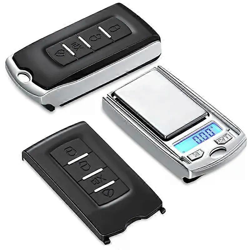200g/100g 001g Precision Portable Car Key Shape Mini Digital Pocket Electronic Gram Scale with LCD Display