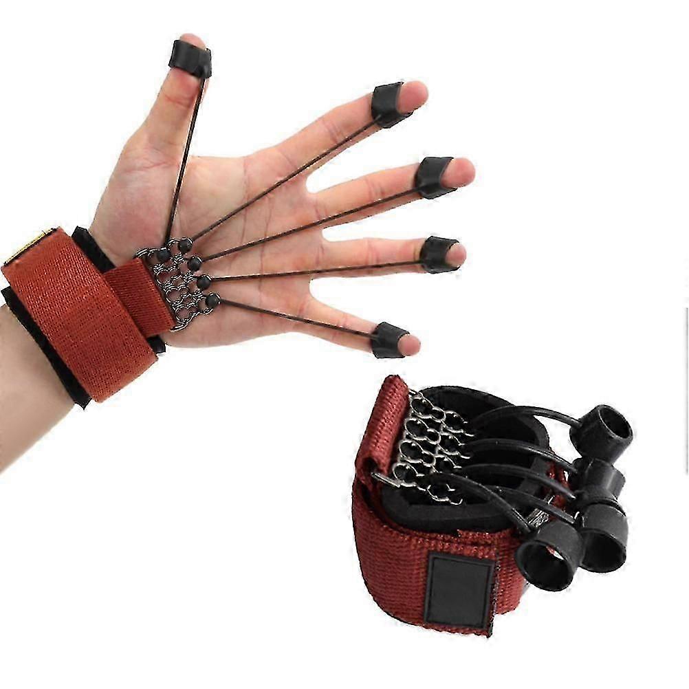 Finger and Hand Extensor Trainer Exerciser with Resistance Band Stretcher Strengthener Finger Flexion Extension Training Strengthener  Myi