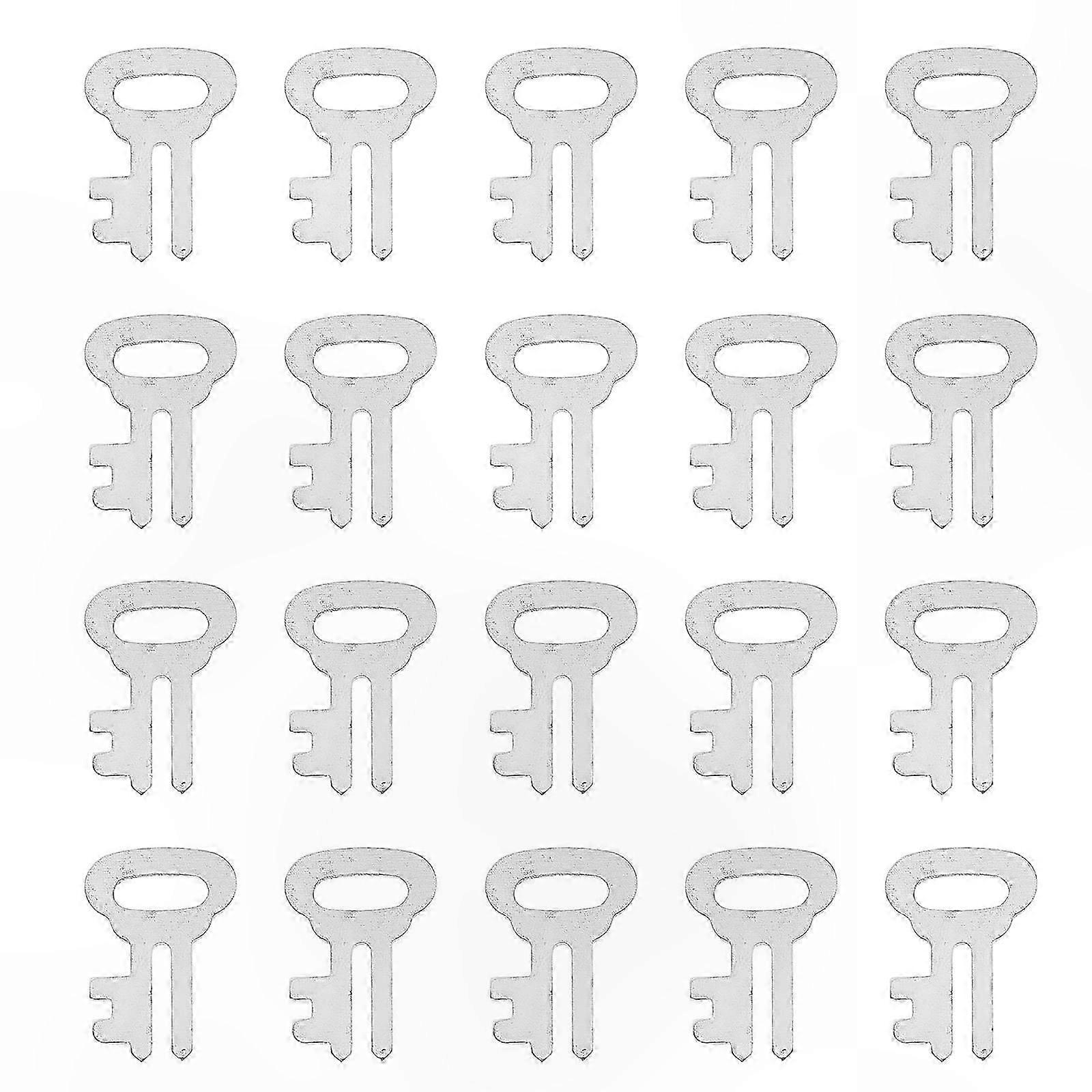 20pcs Coin Safe Key for Lockable Money Box, Keys for Coin Jar, Savings Accessories, Secure Coin Safe Lock Keys