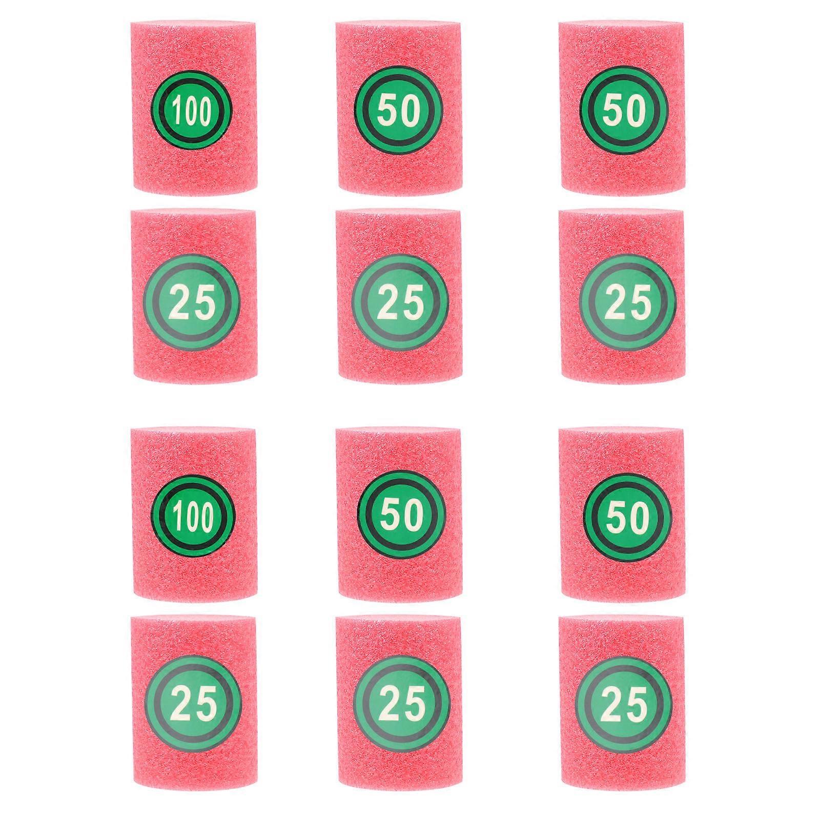 Pink Foam Target Barrel Accessories for Playing 12Pcs Shooting Game