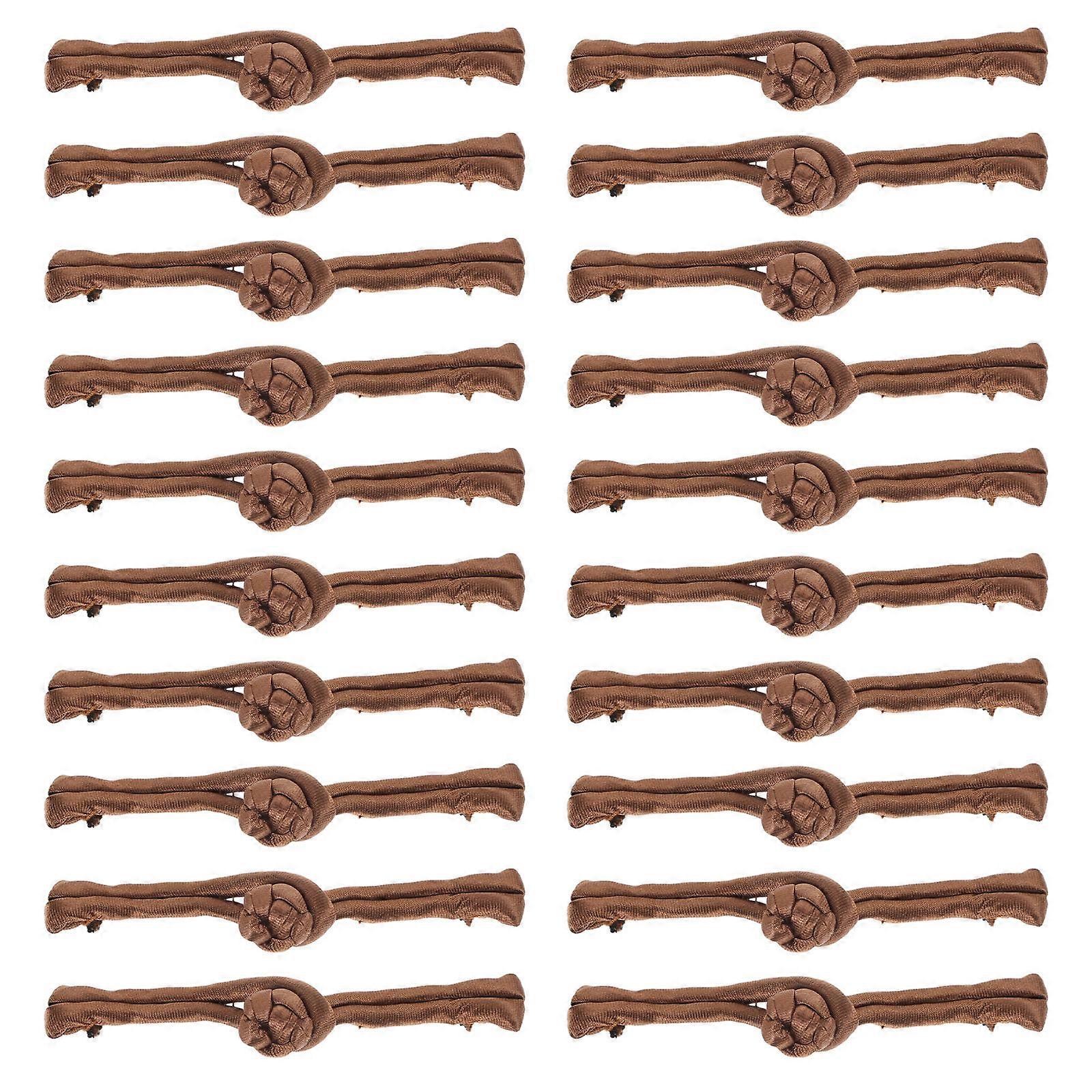 Cheongsam Buttons Chinese Style Closure Fastener for Decoration 20Pairs