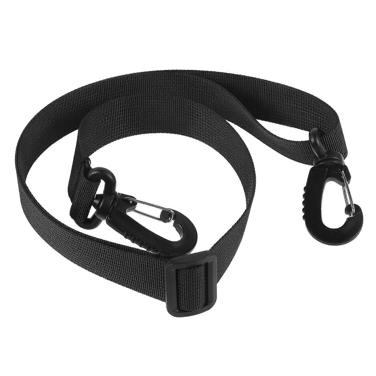Black Ski Boot Strap for Shoulder Carrying Adjustable Nylon Strap