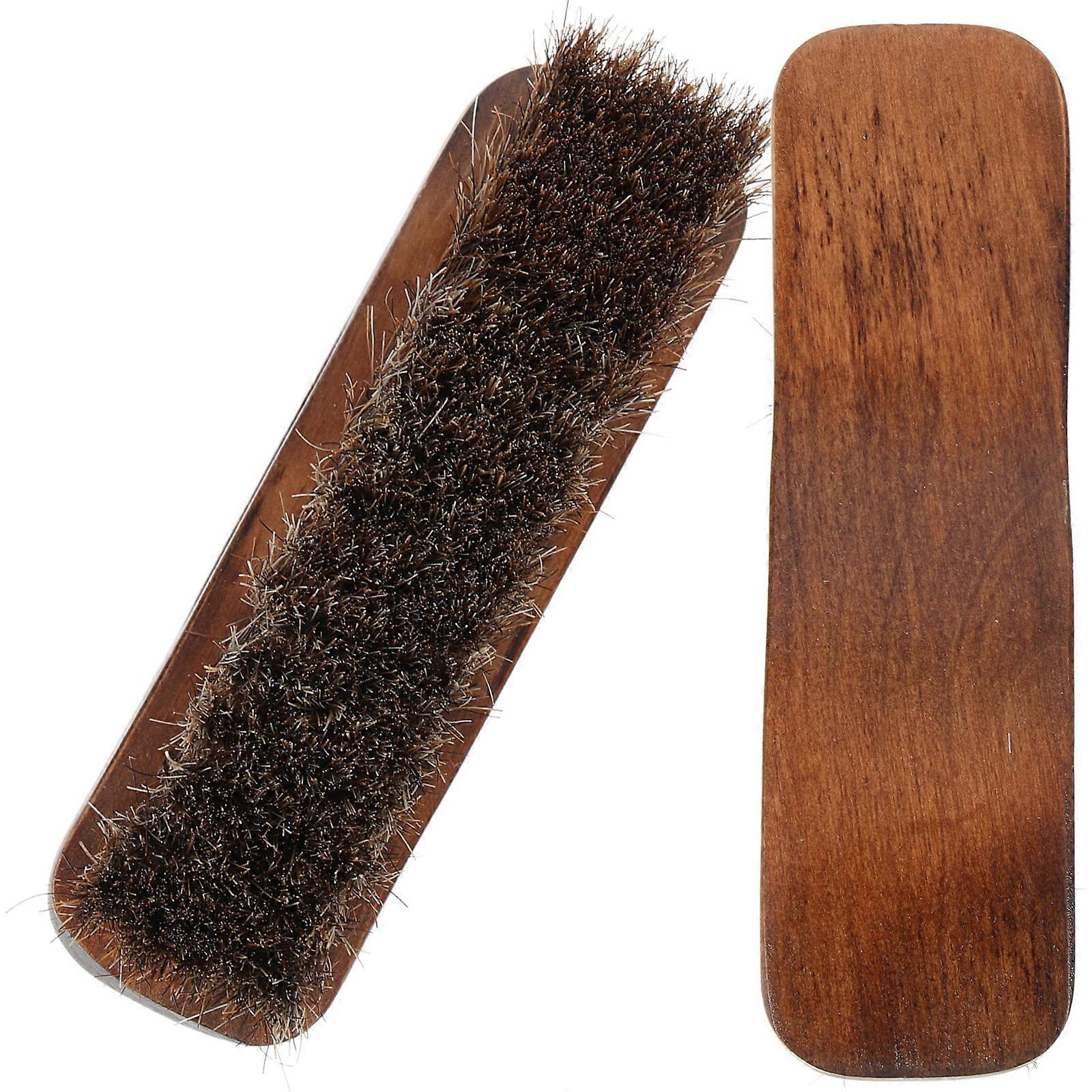 Coffee Color Boot Brushes for Household Cleaning 6Pcs Set Included