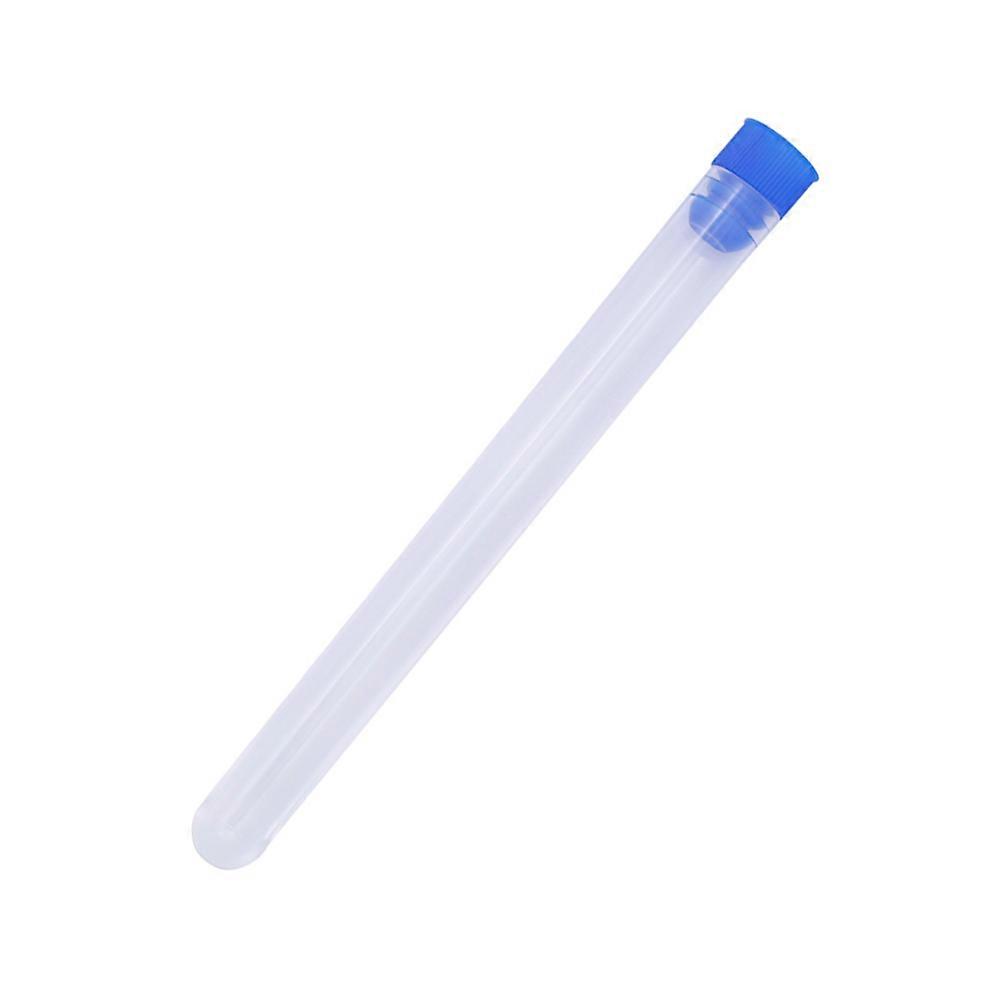 Transparent Plastic Storage Barrel with Lid for Needles Storage 10Pcs