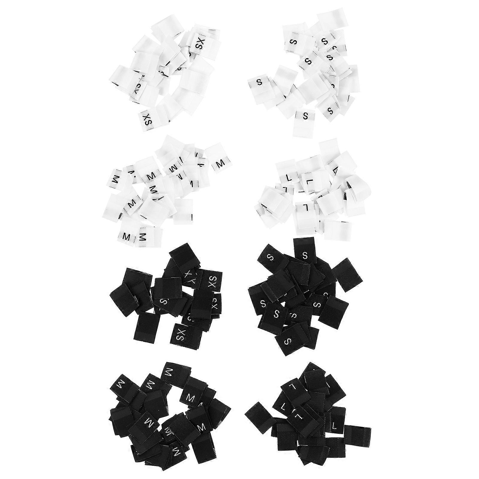 Garment Size Tags Clothing Fabric Size Labels for Sewing 800Pcs