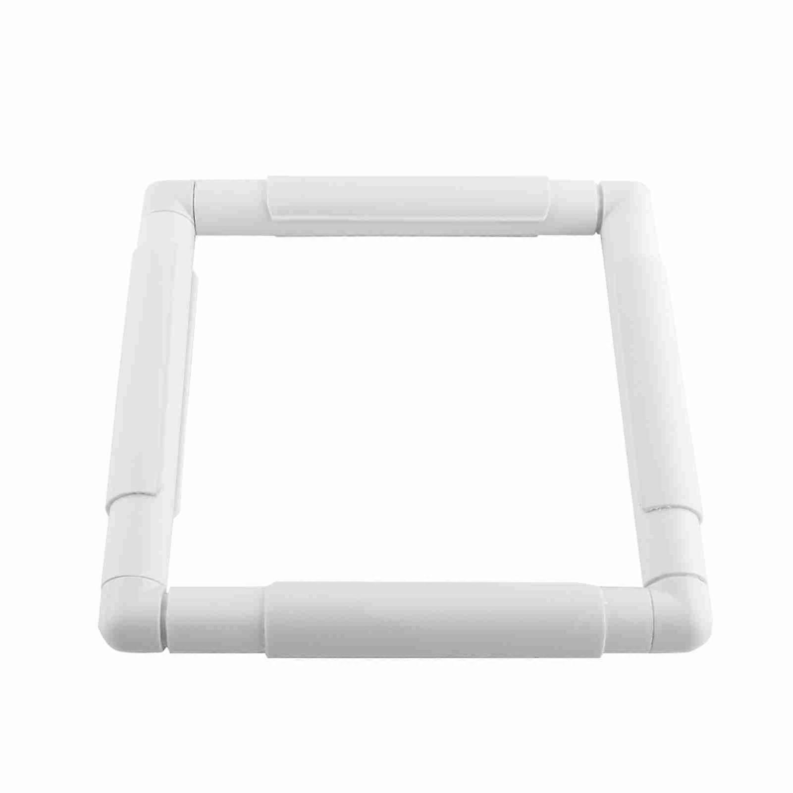 Plastikowa ramka do haftu krzyżykowego, pikowania igłowego, narzędzia DIY (20,3 x 20,3 cm)
