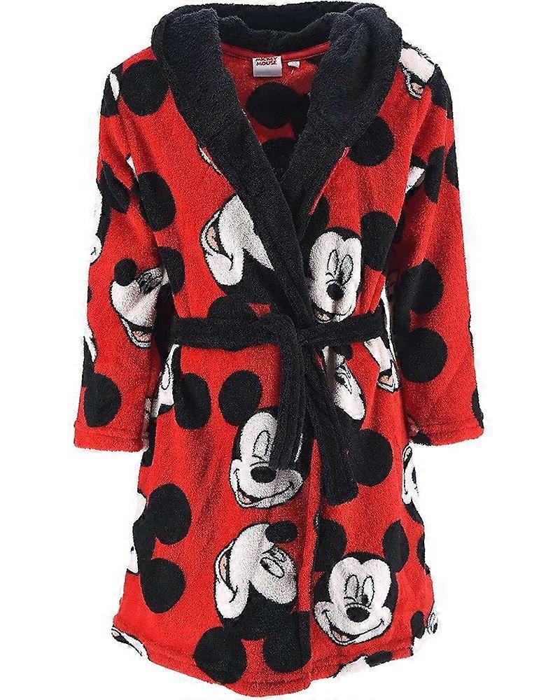 Gutter HU2143 Mikke Mus Hette Korall Fleece Dressing Kjole